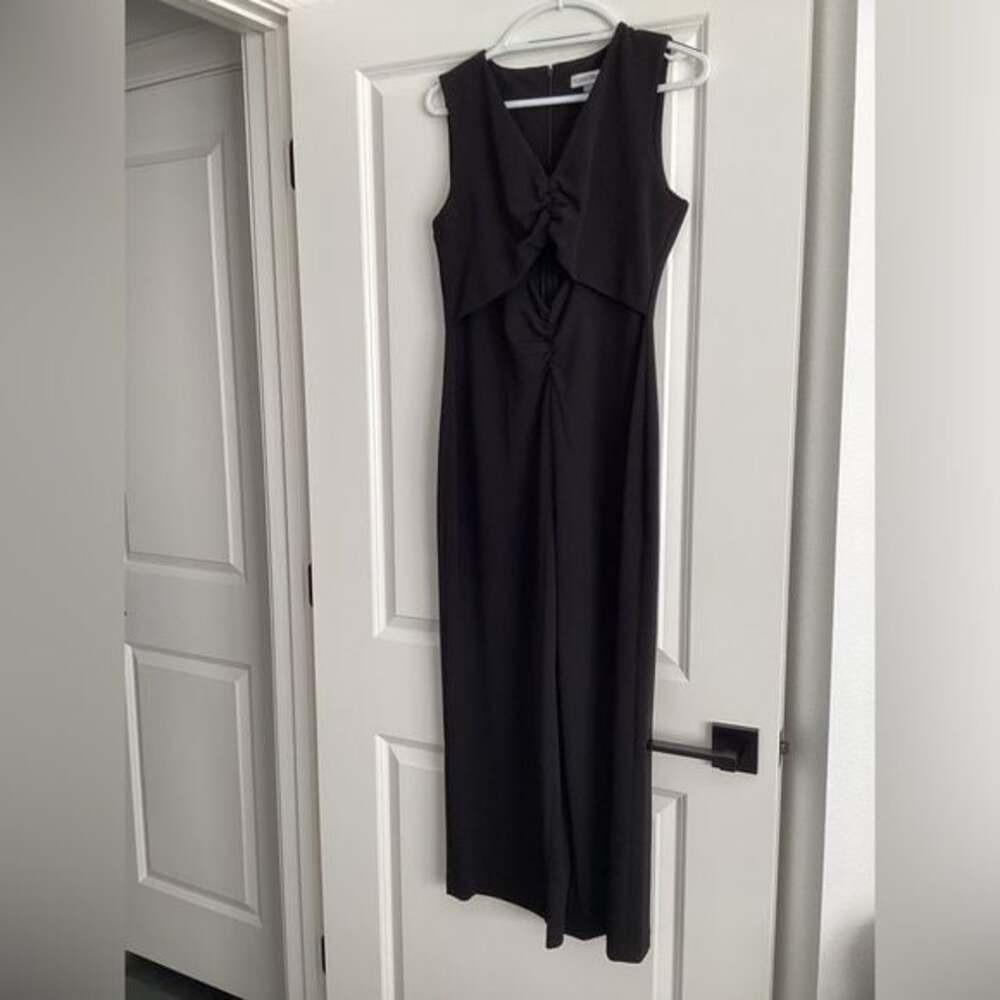 Calvin Klein Black Sleeveless Jumpsuit - Size 8